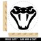 Intimidating Viper Snake Head Rattlesnake Hands Rubber Stamp for Stamping